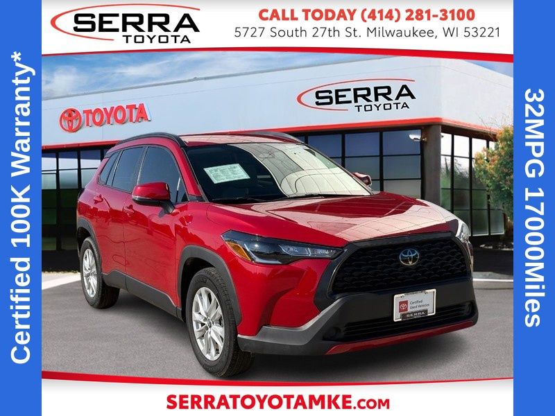 Barcelona Red Metallic 2023 Toyota Corolla Cross SUV / Crossover Front-Wheel Drive Continuously Variable Transmission