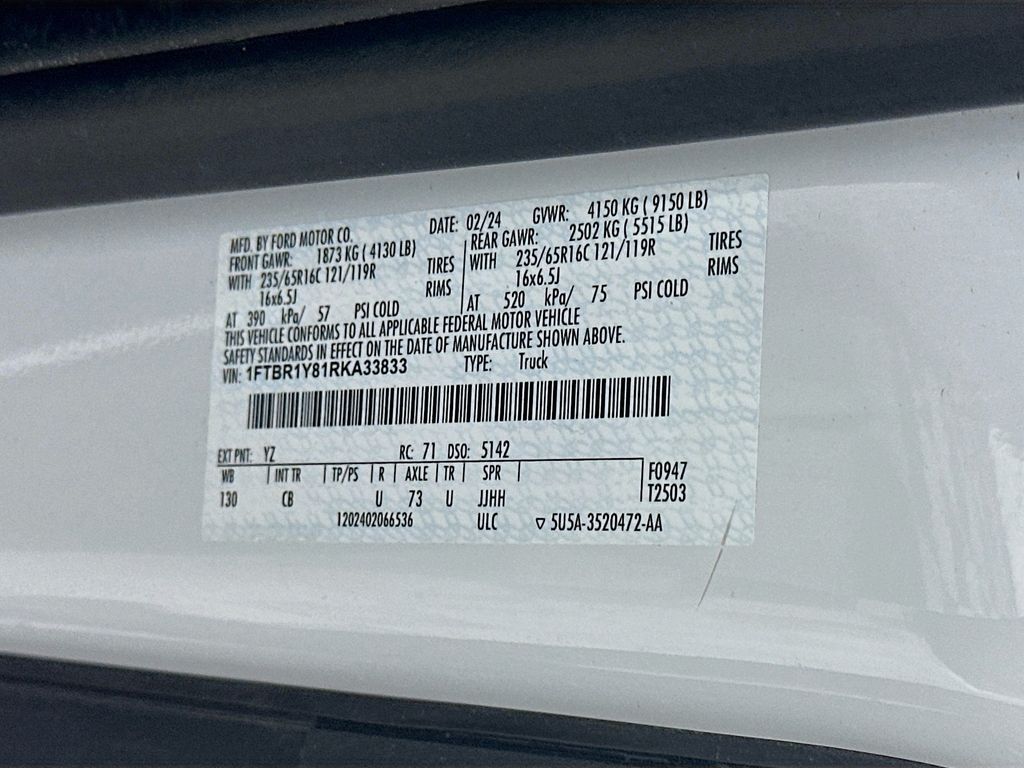 Used 2024 White Ford Base image 36