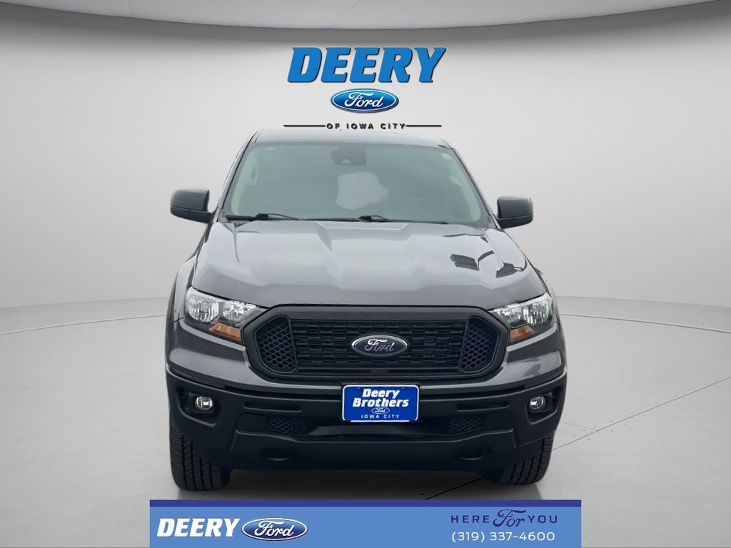 Gray (Magnetic Metallic) 2020 Ford Ranger XL SuperCrew 4WD Pickup Truck Four-Wheel Drive 10-Speed Automatic