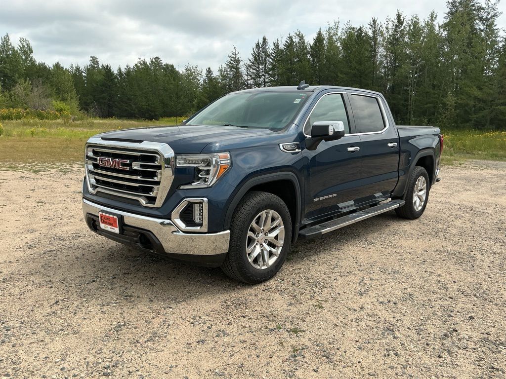 Pacific Blue Metallic 2020 GMC Sierra 1500 Pickup Truck Four-Wheel Drive Automatic
