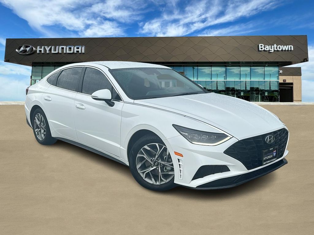 2023 Hyundai Sonata SEL White at Joe Myers Mazda Kia