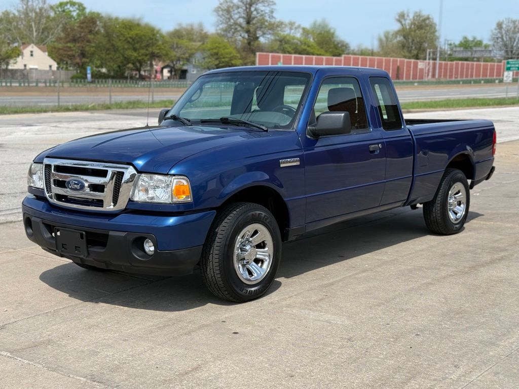 Vista Blue Metallic 2011 Ford Ranger XLT SuperCab 4-Door Pickup Truck 4X2 5-Speed Automatic Overdrive