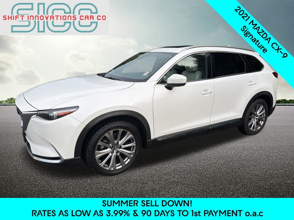 Snowflake White Pearl Mica 2021 Mazda CX-9 SUV / Crossover All-Wheel Drive 6-Speed Automatic
