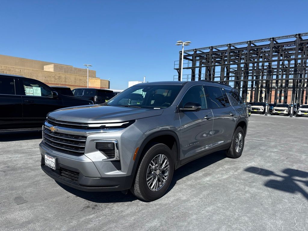 Sterling Gray Metallic 2025 Chevrolet Traverse SUV / Crossover Four-Wheel Drive 8-Speed Automatic