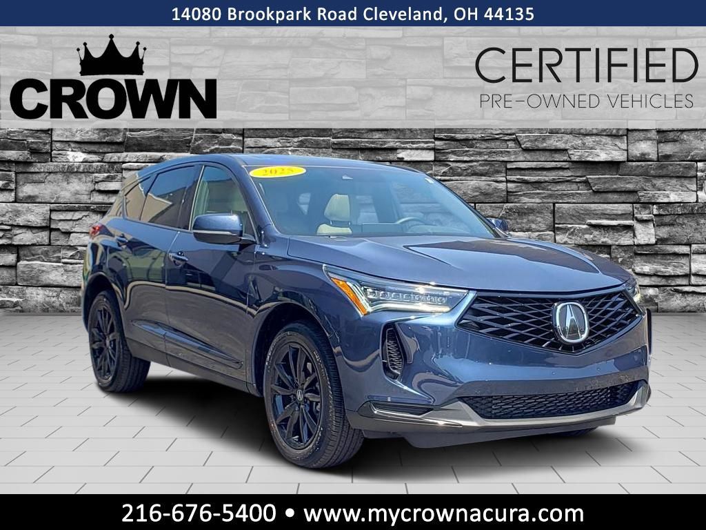 Canyon River Blue Met 2025 Acura RDX SH-AWD SUV / Crossover All-Wheel Drive Automatic