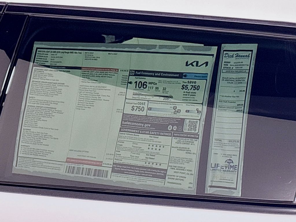 2025 Kia EV6 Light