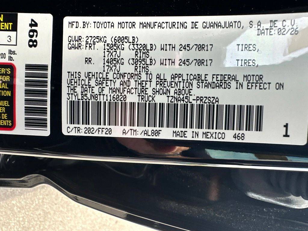 Used 2026 Toyota Tacoma Truck