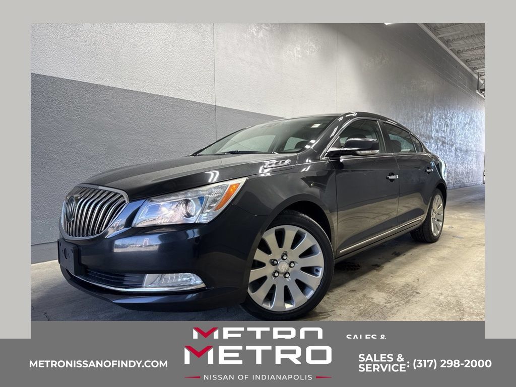 Carbon Black Metallic 2014 Buick LaCrosse Sedan All-Wheel Drive 6-Speed Automatic Overdrive