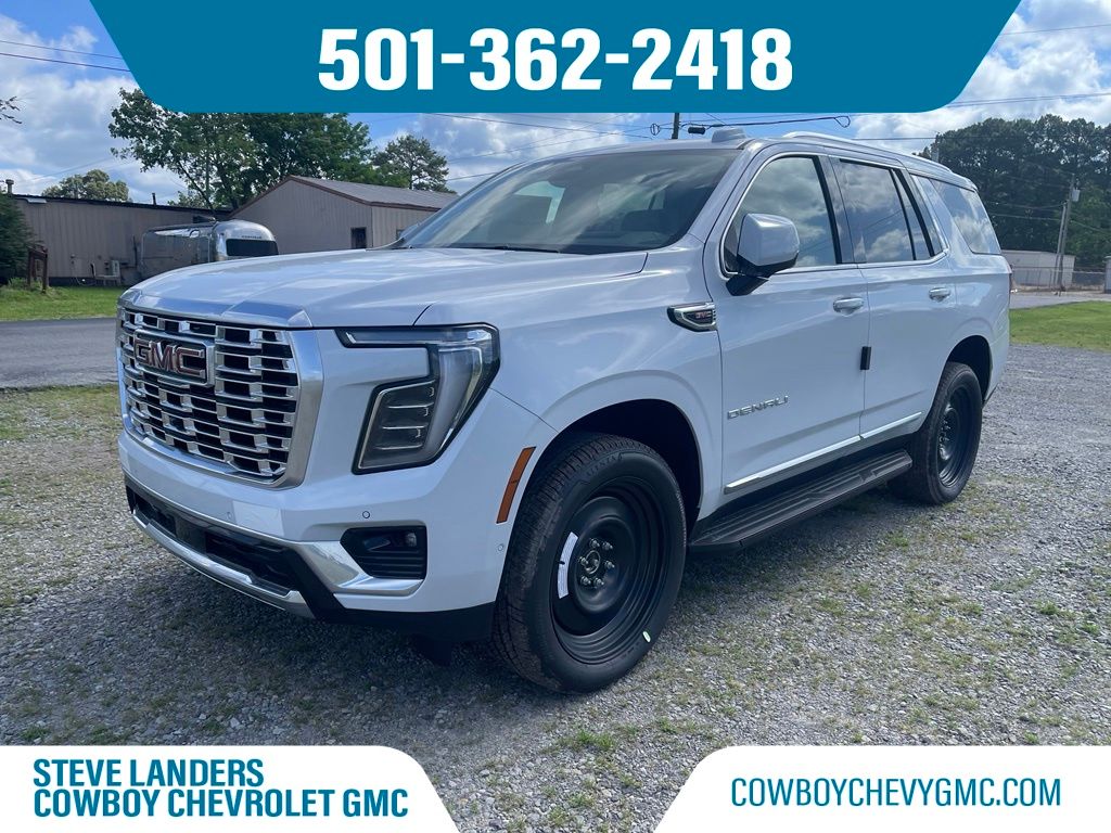 Glacier White Tricoat 2026 GMC Yukon Denali 4WD SUV / Crossover Four-Wheel Drive