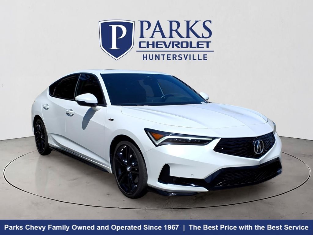 Platinum White Pearl 2026 Acura Integra Hatchback Front-Wheel Drive Continuously Variable Transmission
