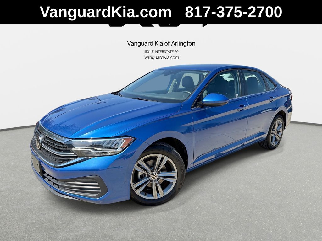Blue 2024 Volkswagen Jetta Sedan Front-Wheel Drive 8-Speed Automatic