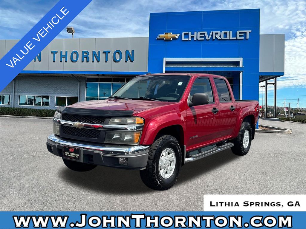 Dark Cherry Red Metallic 2005 Chevrolet Colorado Pickup Truck 4-Speed Automatic Overdrive
