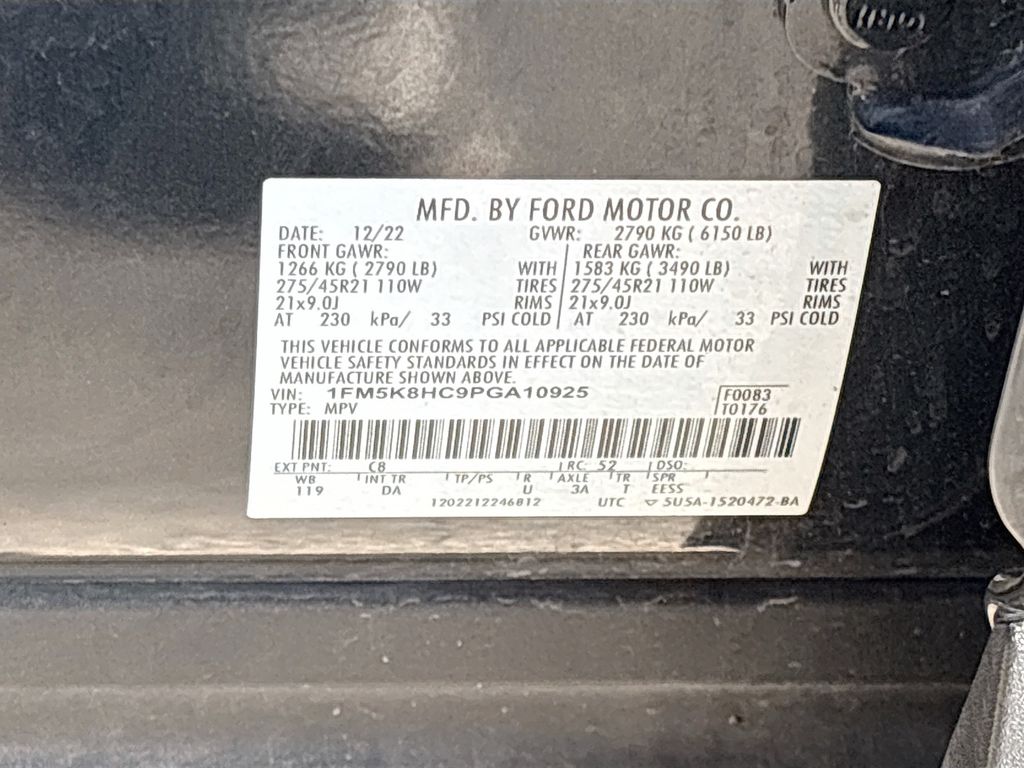 Used 2023 Blue Ford Platinum image 35