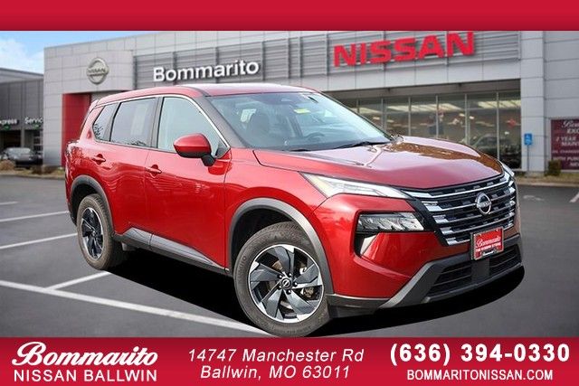 Red (Scarlet) 2025 Nissan Rogue SUV / Crossover All-Wheel Drive Continuously Variable Transmission