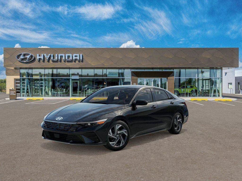 Abyss Black 2026 Hyundai Elantra Sedan Front-Wheel Drive Continuously Variable Transmission