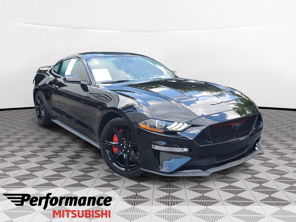 Shadow Black 2019 Ford Mustang Coupe Rear-Wheel Drive Automatic