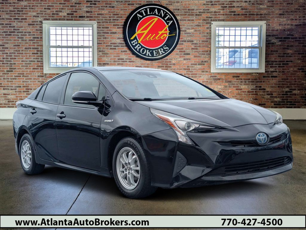 Midnight Black Metallic 2017 Toyota Prius Three FWD Hatchback Front-Wheel Drive Continuously Variable Transmission