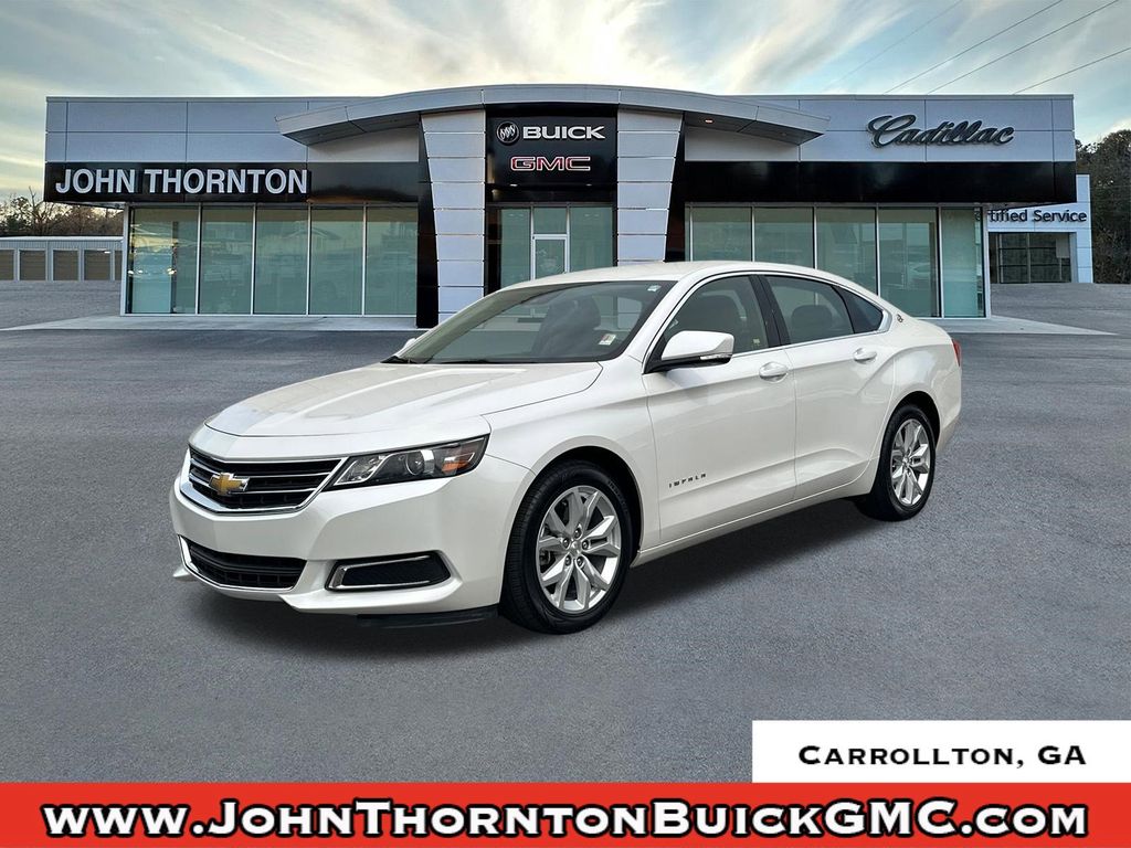 White (Iridescent Pearl Tricoat) 2017 Chevrolet Impala LT FWD Sedan Front-Wheel Drive 6-Speed Automatic Overdrive