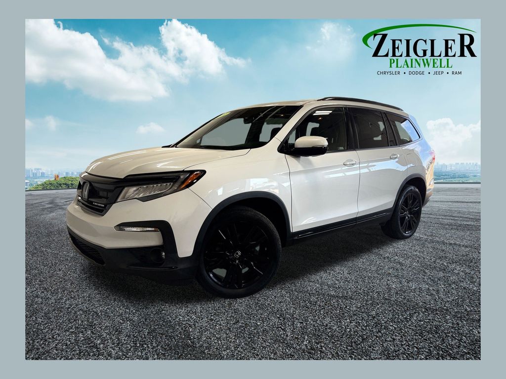 White 2021 Honda Pilot Black Edition AWD SUV / Crossover All-Wheel Drive 9-Speed Automatic