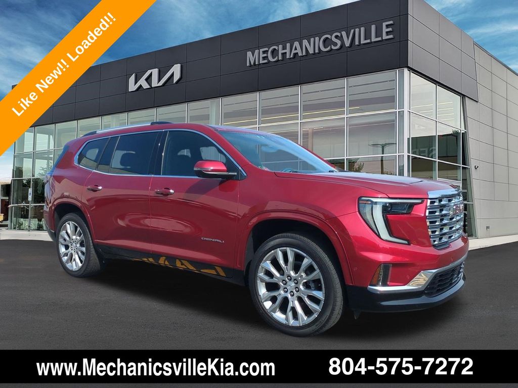 Volcanic Red Tintcoat 2024 GMC Acadia SUV / Crossover Front-Wheel Drive 8-Speed Automatic