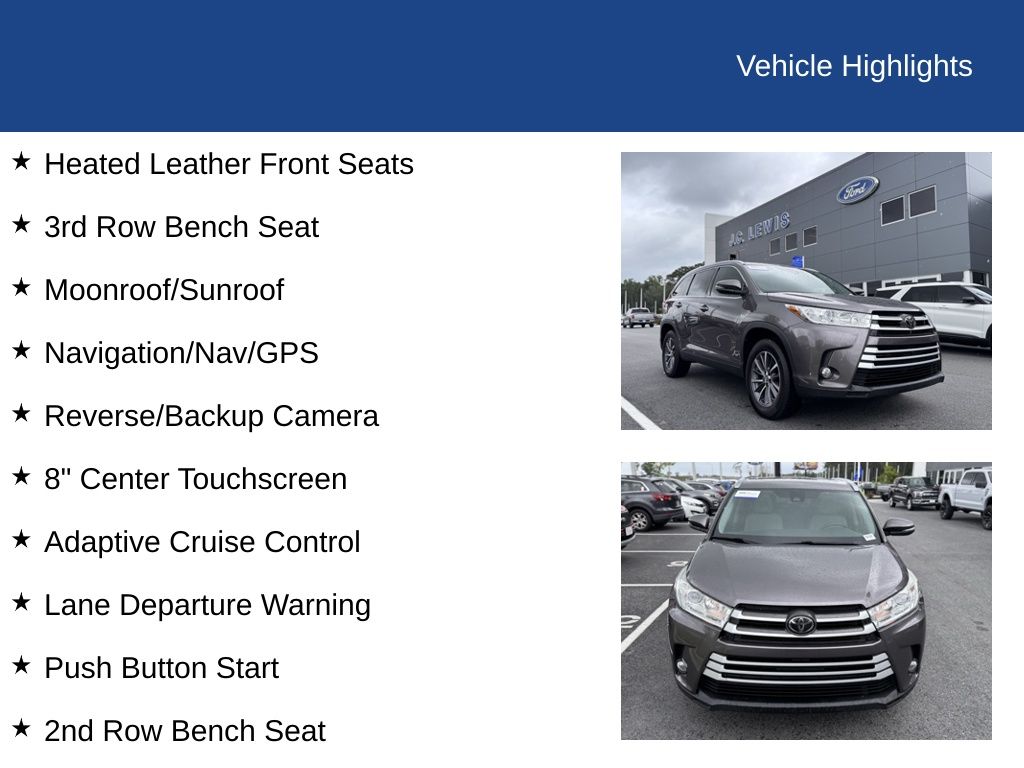 2019 Toyota Highlander XLE