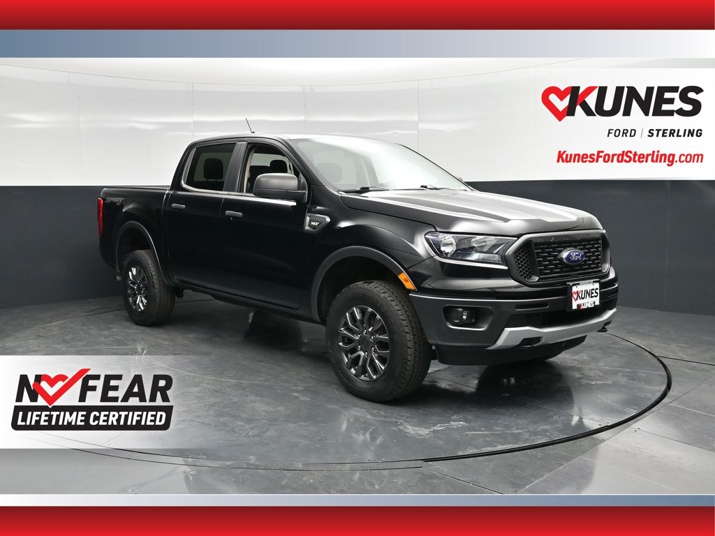 Shadow Black 2020 Ford Ranger XLT SuperCrew 4WD Pickup Truck Four-Wheel Drive Automatic