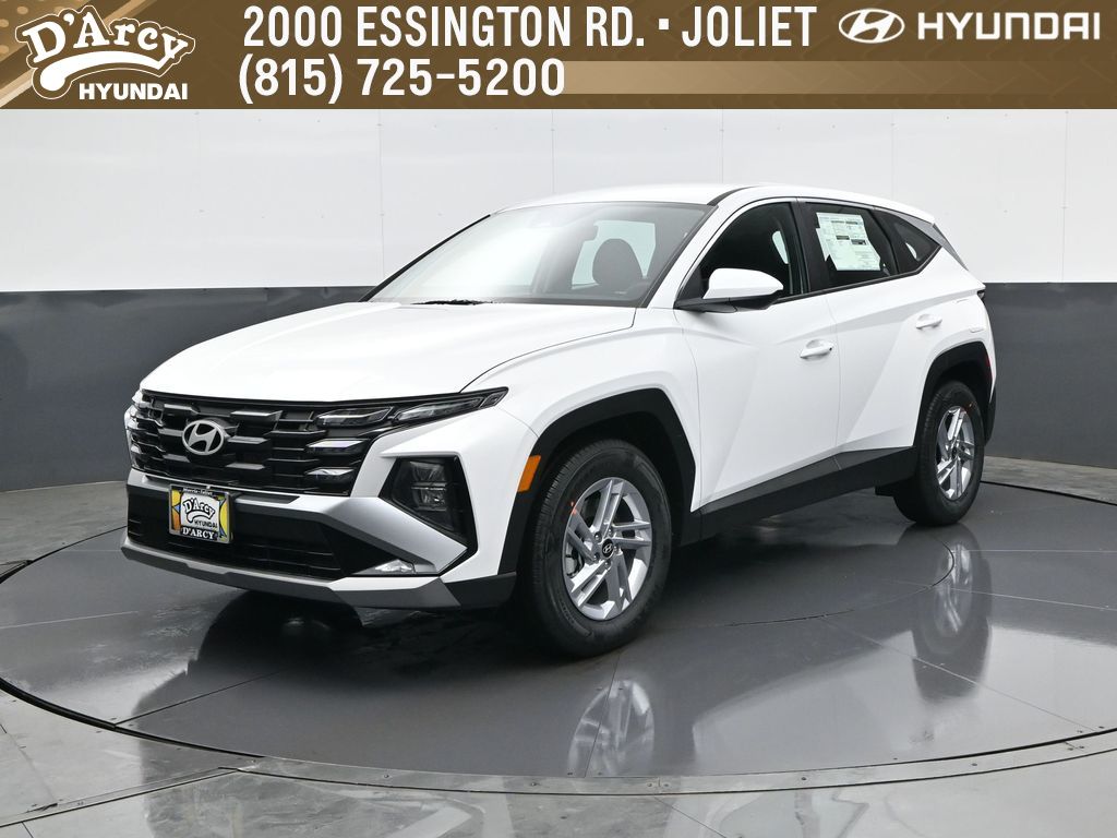White Pearl 2026 Hyundai Tucson SUV / Crossover Front-Wheel Drive 8-Speed Automatic