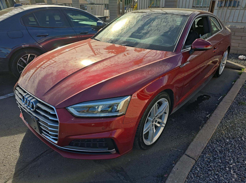 Red 2018 Audi A5 2.0T quattro Premium Plus Coupe AWD Coupe All-Wheel Drive 7-Speed Automatic