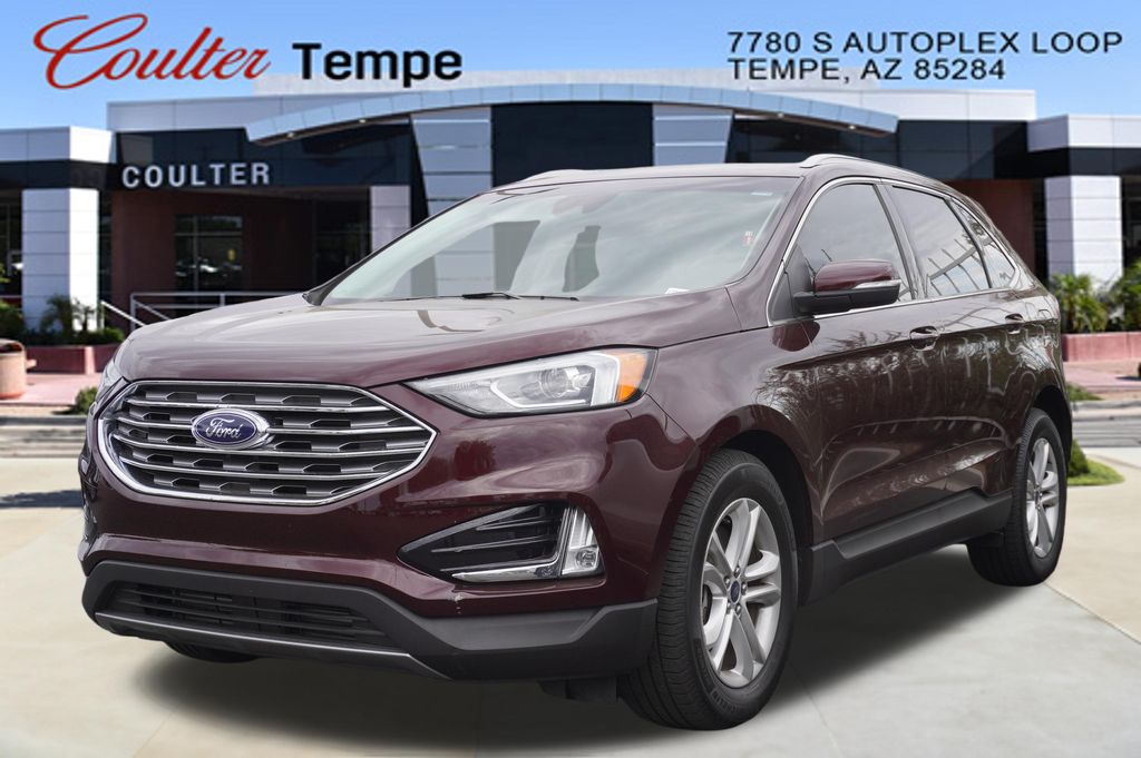 Red (Burgundy) 2019 Ford Edge SUV / Crossover All-Wheel Drive 8-Speed Automatic