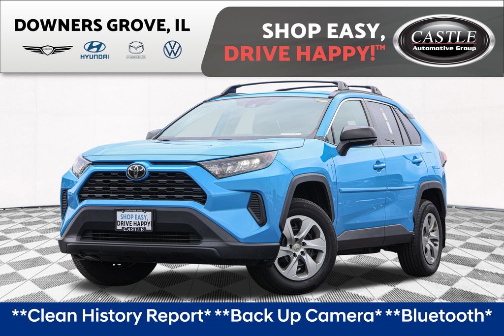 Blue Flame/Ice Edge Roof 2020 Toyota RAV4 SUV / Crossover Front-Wheel Drive 8-Speed Automatic