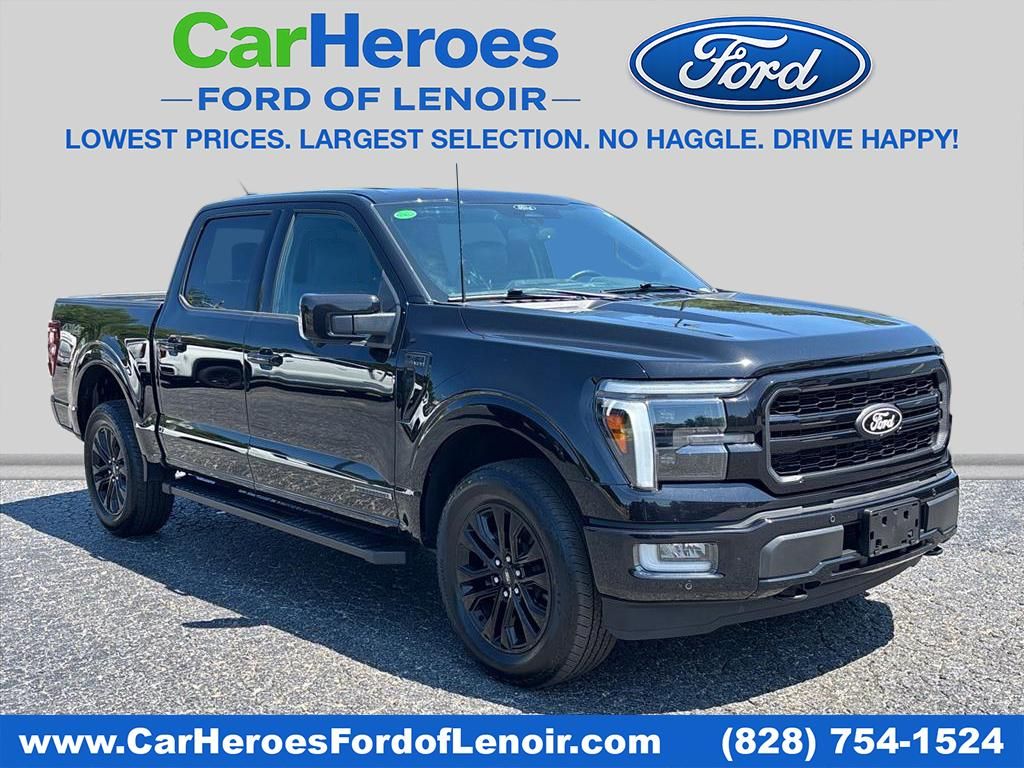 Agate Black Metallic 2024 Ford F-150 Pickup Truck Four-Wheel Drive Automatic