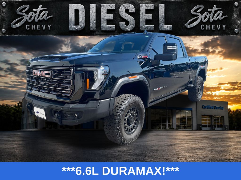Onyx Black 2025 GMC Sierra 2500HD Pickup Truck Four-Wheel Drive Automatic
