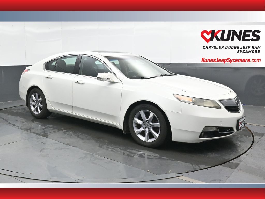White 2013 Acura TL FWD with Technology Package Sedan Front-Wheel Drive 6-Speed Automatic