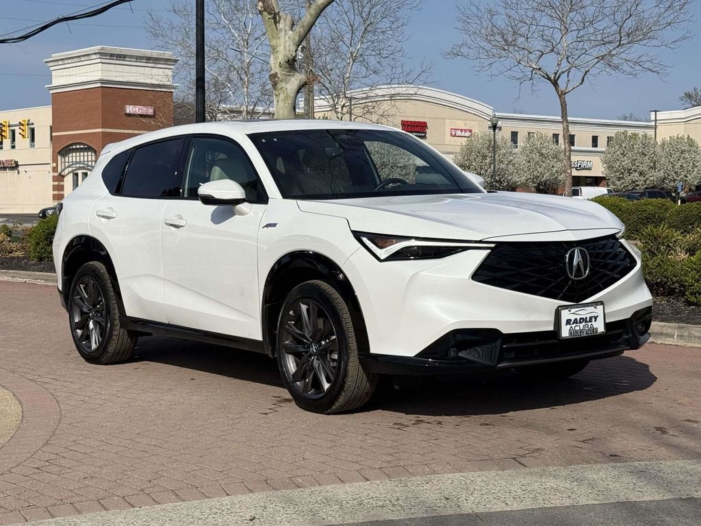 Platinum White Pearl 2025 Acura ADX SH-AWD with A-SPEC Package SUV / Crossover All-Wheel Drive Continuously Variable Transmission