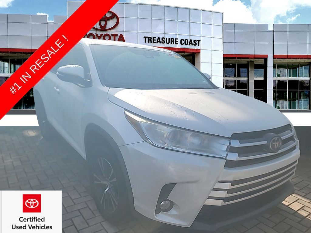 White (Blizzard Pearl) 2019 Toyota Highlander SUV / Crossover Front-Wheel Drive 8-Speed Automatic