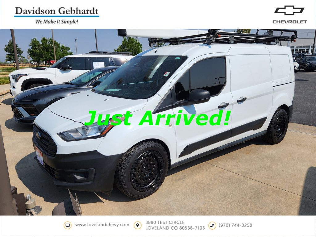 Frozen White 2023 Ford Transit Connect Van Front-Wheel Drive 8-Speed Automatic