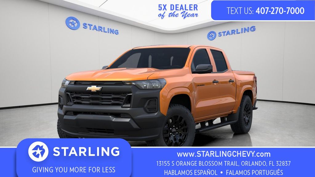 Sunrise Orange 2026 Chevrolet Colorado Pickup Truck 4X2 8-Speed Automatic
