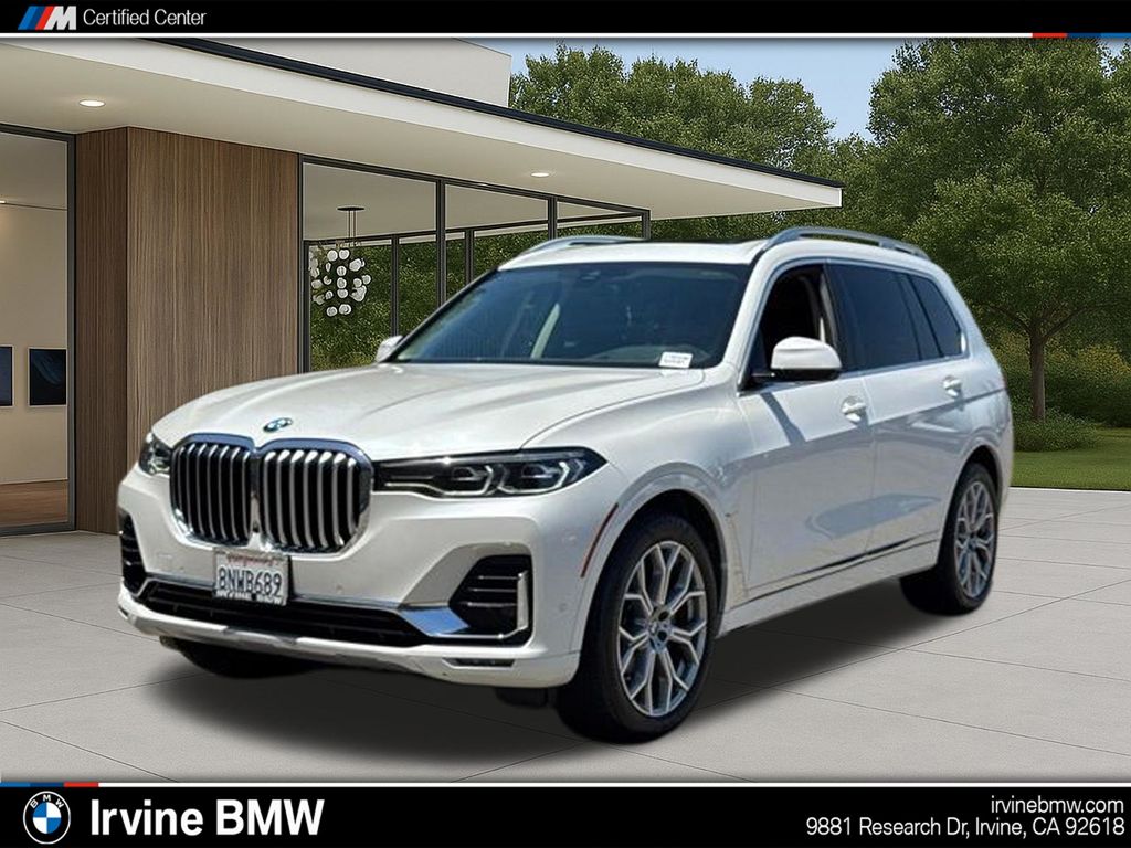 Mineral White Metallic 2020 BMW X7 SUV / Crossover All-Wheel Drive 8-Speed Automatic