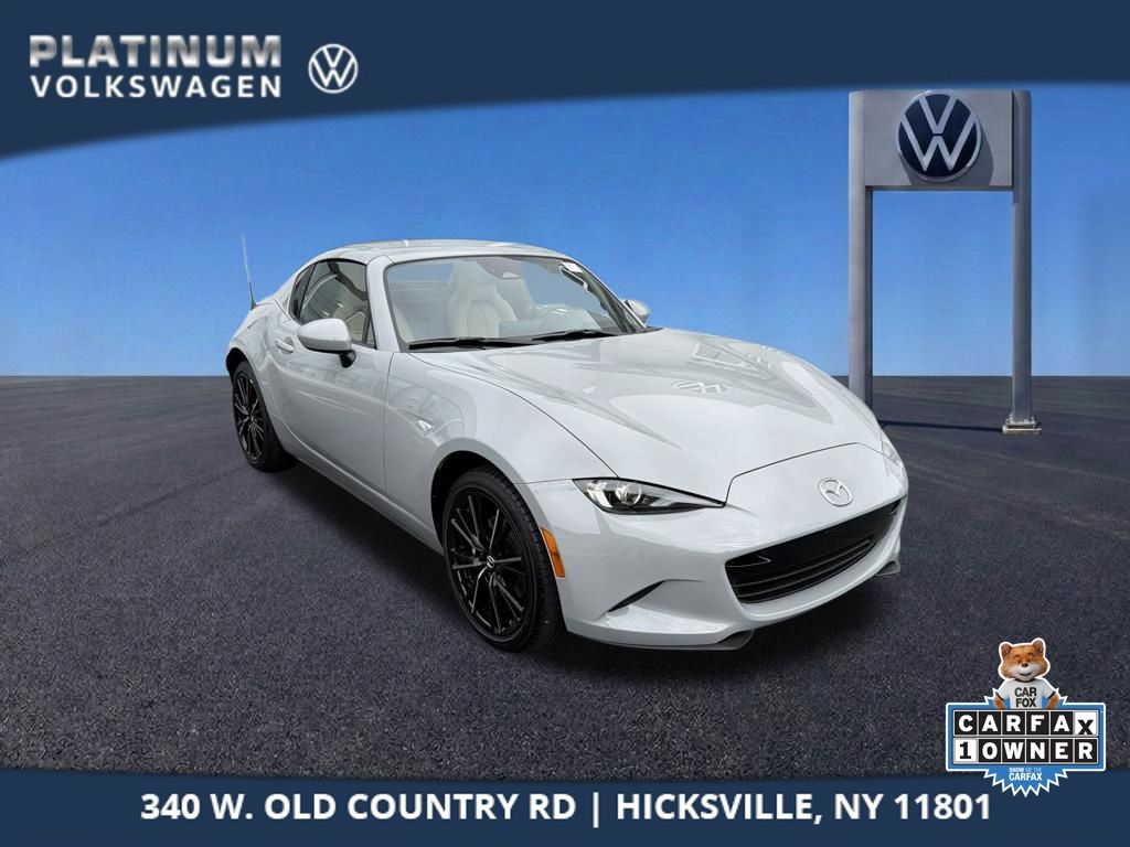 Aero Gray Metallic 2025 Mazda MX-5 Miata Convertible Rear-Wheel Drive 6-Speed Automatic