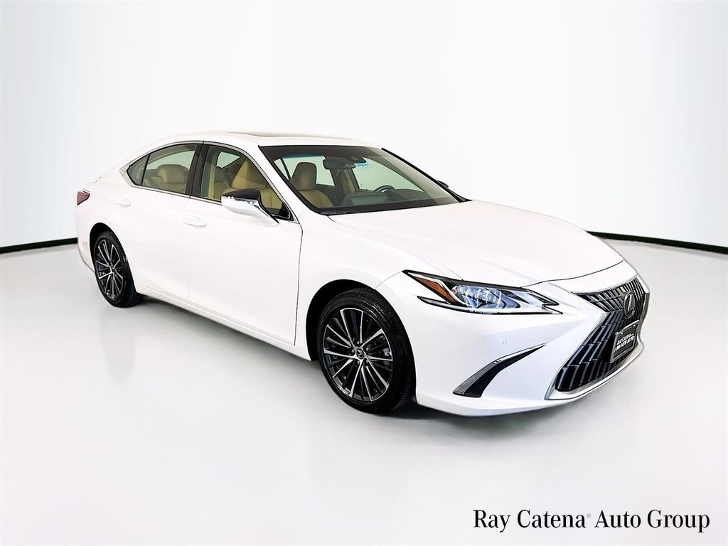 White Pearl 2025 Lexus ES 350 FWD Sedan Front-Wheel Drive 8-Speed Automatic