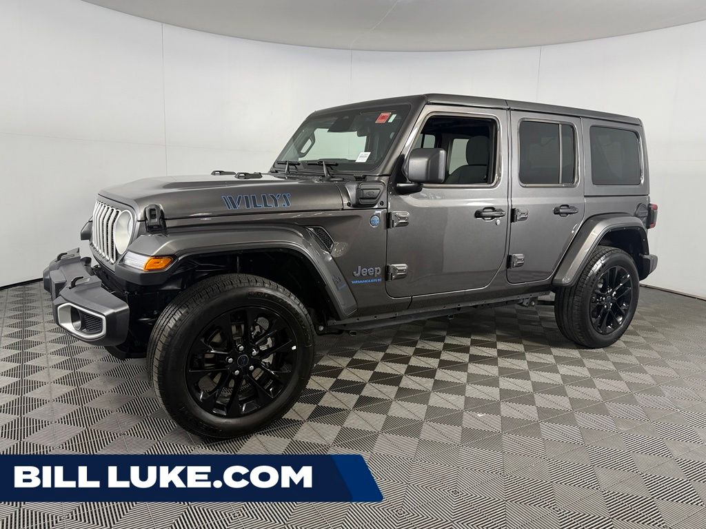Gray (Granite Crystal Metallic Clearcoat) 2025 Jeep Wrangler 4xe SUV / Crossover Four-Wheel Drive 8-Speed Automatic