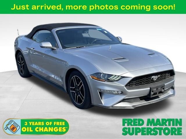 Iconic Silver Metallic 2020 Ford Mustang Convertible Rear-Wheel Drive Automatic