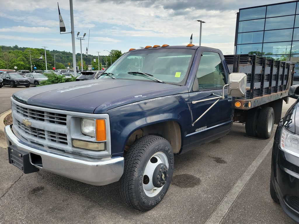 Blue 1995 Chevrolet C/K 3500 Pickup Truck 5-Speed Manual