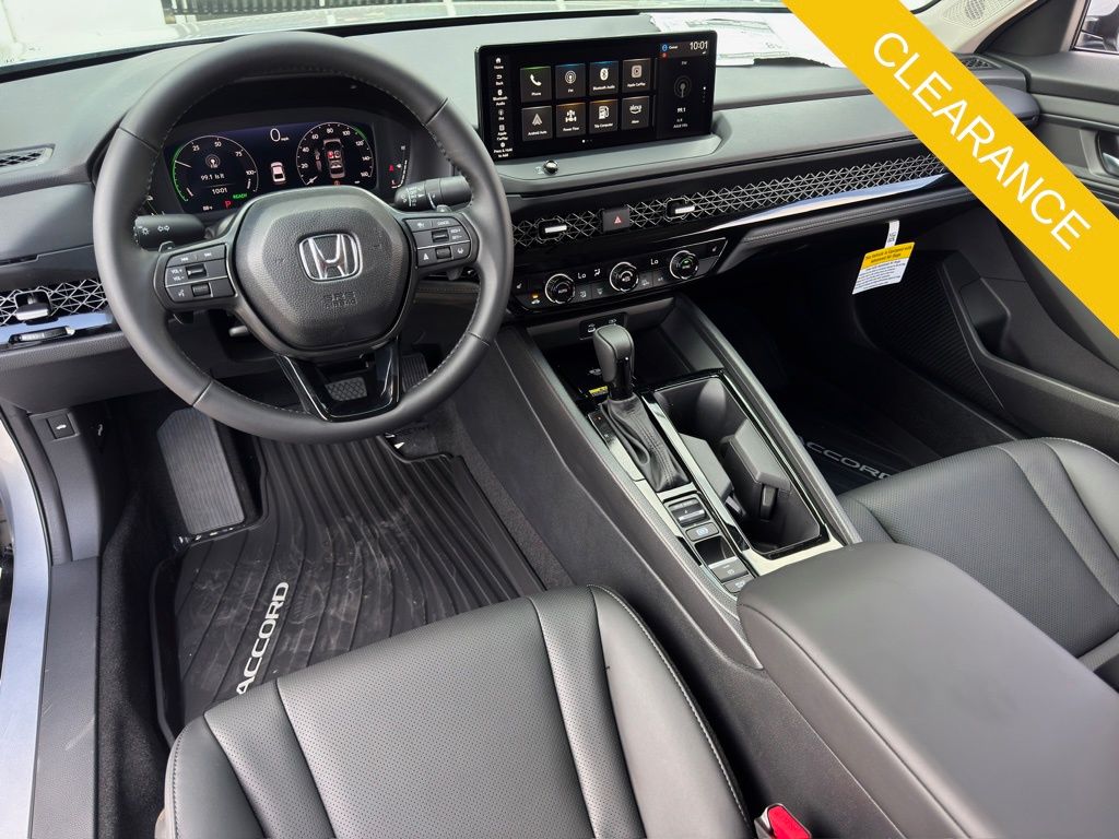 2025 Honda Accord Hybrid EX-L Silver at Classic Honda Galveston