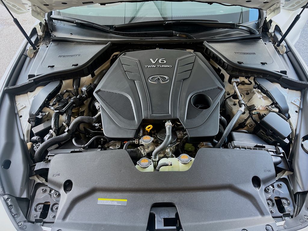 2024 INFINITI Q50 LUXE White at AutoSavvy Houston Southwest