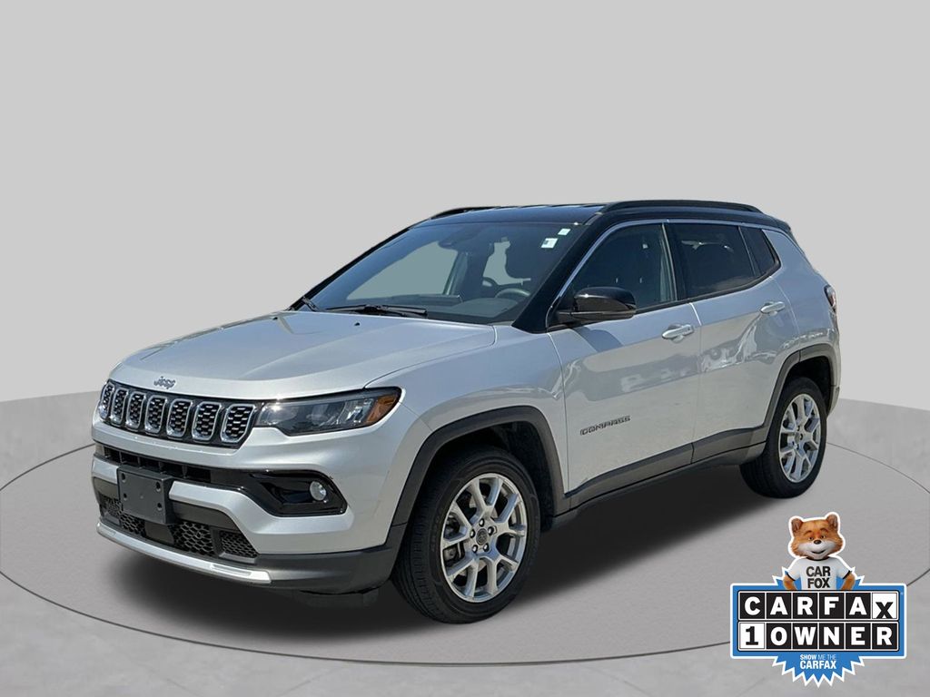 Silver Zynith Metallic Clearcoat 2025 Jeep Compass SUV / Crossover Four-Wheel Drive 8-Speed Automatic