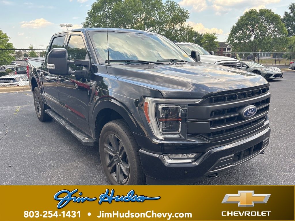 2023 Ford F-150 Lariat Black Metallic - Jim Hudson Acura - Image 1