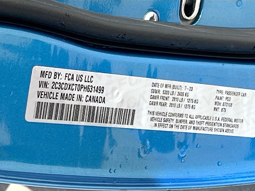 Used 2023 Blue Dodge R/T image 33
