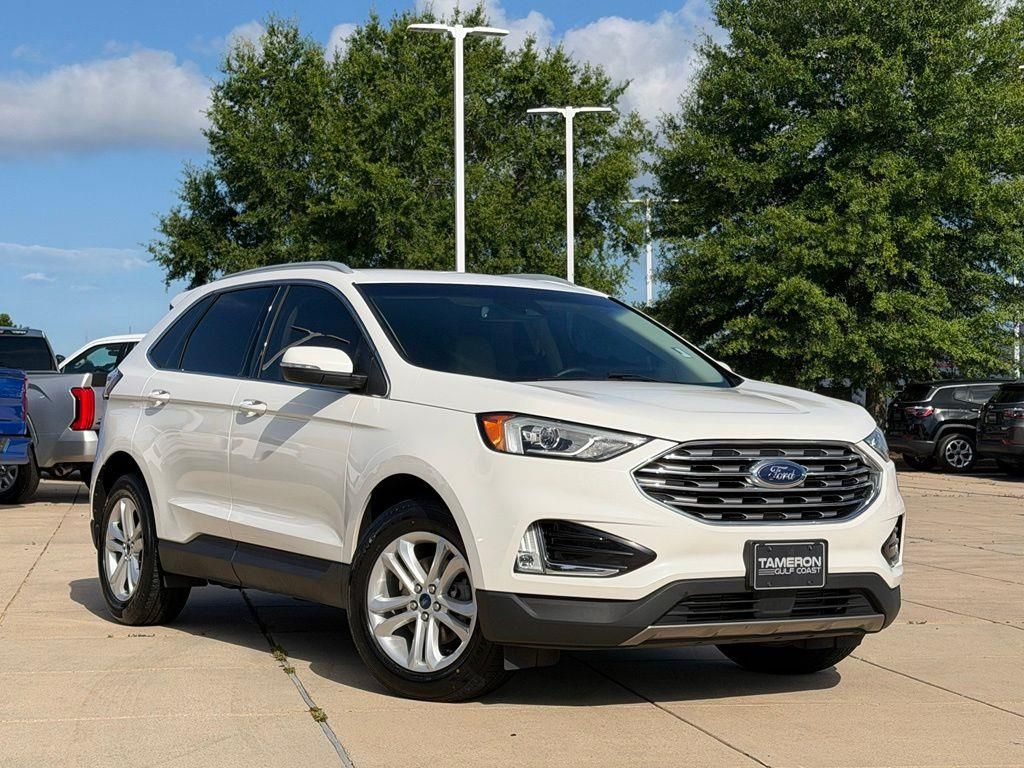 Oxford White 2020 Ford Edge SUV / Crossover Front-Wheel Drive 8-Speed Automatic