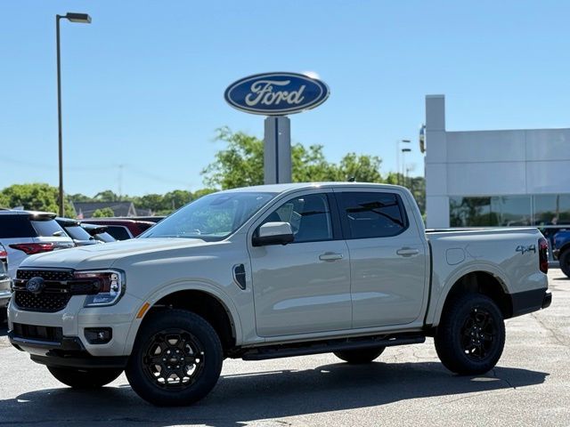 Desert Sand 2026 Ford Ranger Lariat SuperCrew 4WD Pickup Truck Four-Wheel Drive Automatic